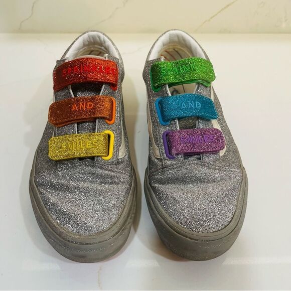 Vans Flour Shop x Old school V “silver rainbow” in Metallic - Picture 12 of 13
